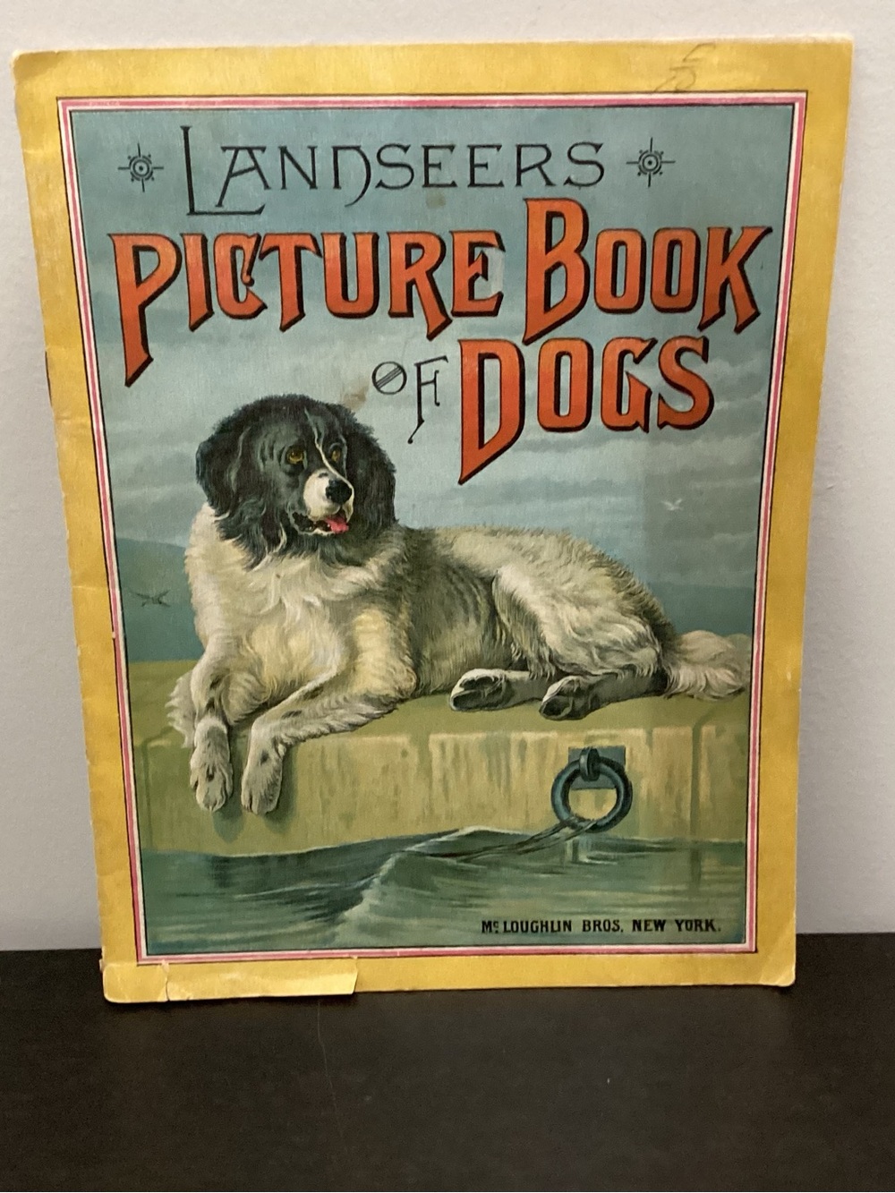Antique Children’s linen/paper cloth cover book, published by Mc Loughlin Bros.